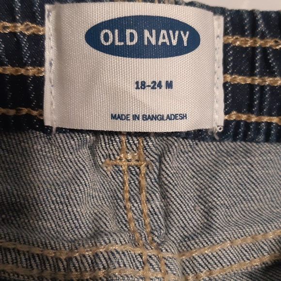 Boys Old Navy Blue Jean's   Long Jean Pants Size 18-24M Old Denim Blue, - Picture 6 of 9